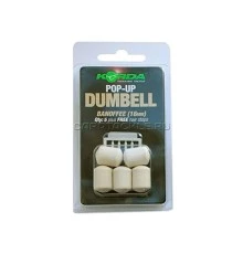 Плавающая приманка Korda Pop-Up Dumbell Banoffe 12мм Банан и Карамель